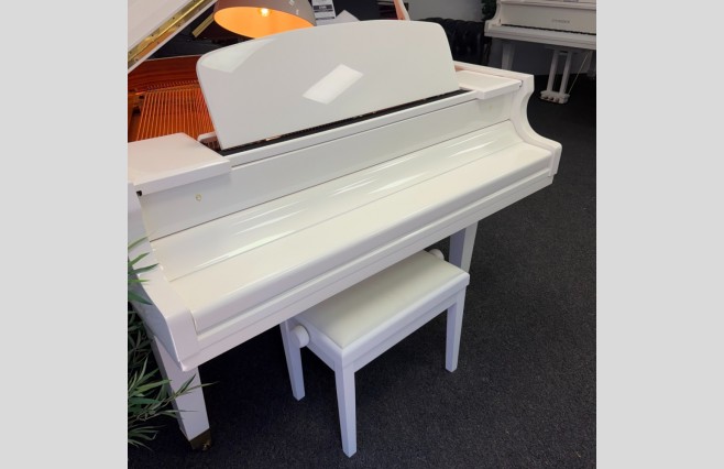 George Steck Polished White Grand Piano, Used - All Inclusive Premium Package (SN:T80108) - Image 5